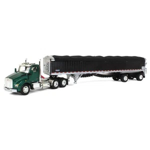 Kenworth T880 verde DCP 1/64 con remolque Wilson Patriot Belt 60-1363 - Imagen 1 de 5