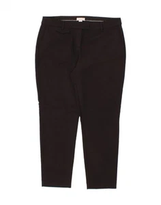 MONSOON Womens Slim Chino Trousers UK 16 Large W32 L29 Black Cotton QF05 - Picture 1 of 3