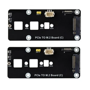 Für RPi 5 PCIE auf M.2-Adapterplatine für 5 PCIE auf M.2 NVMe 2230/2242/222775 - Bild 1 von 10