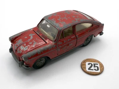 COCHE MODELO DIECAST VINTAGE DINKY TOYS # 163 VOLKSWAGEN 1600 TL FASTBACK 1966 Foto 1 de 4