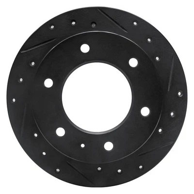For Isuzu Trooper 88-91 Brake Rotor eLINE Drilled & Slotted 1-Piece Rear - Imagem 1 de 4