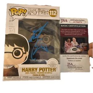 DANIEL RADCLIFFE SIGNED AUTOGRAPH FUNKO POP 112 HARRY POTTER JSA COA AUTHENTIC - Picture 1 of 3