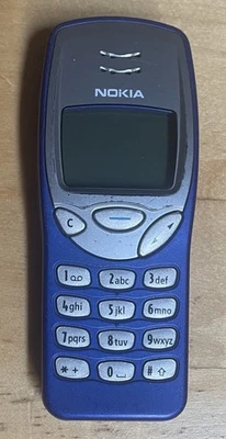 Nokia 3210 ORIGINALE BLU - NET MONITOR - CAVO DATI - CUSTODIA - Immagine 1 di 4