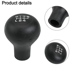 Sleek Black Rubber Shift Knob Replacement for Ford For Super Duty Models - Picture 1 of 17
