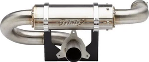 Trinity Racing Acciaio Inox Centrale Exit Slip-On Silenziatore - Senza Punta - Foto 1 di 3