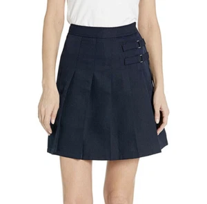 French Toast Junior Women's Two Tab Scooter Skirt Navy Uniform - Sz 7 - Picture 1 of 3