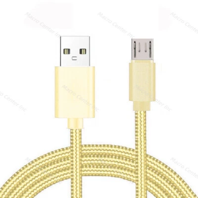 3ft 6ft 10ft Micro USB Fast Charger Data Sync Cable Cord For LG HTC Android - Image 1 of 4