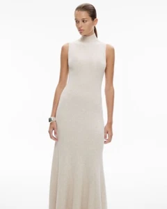 BNWT, WITCHERY, High Neck Knit Dress (Cream) RRP $249.00!! S: Small 🤍✨ - Picture 1 of 5