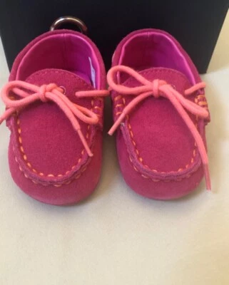 Cole Haan Toddler Pink Grant Driver Moccasins Size 2 - Image 1 of 4
