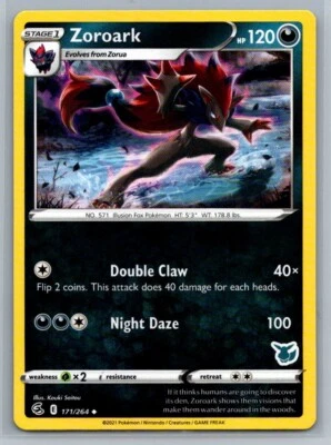 Zoroark 171/264 Fusion Strike Uncommon Pokémon TCG 2021 - Image 1 of 2