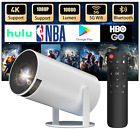 Mini projecteur 4K 10000 lumens DEL 1080P WiFi Bluetooth UHD home cinéma portable