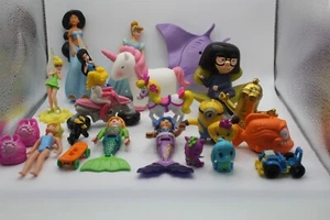 Junk Drawer Bottom of Toy Box Lot of Vintage To Current Figures Plastic Bin 8 - Picture 1 of 5