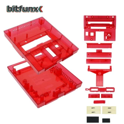 Super Nintendo Replacement Console Shell Housing SNES Translucent Red - Image 1 of 2