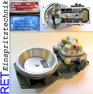 Luftmassenmesser 0438121011 BOSCH mit Mengenteiler 0438101035 Audi VW original - Picture 1 of 5