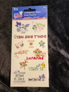 Littlest Pet Shop LPS Temporary Tattoos LPS 10 ct (NEW) 2009 Hasbro - Picture 1 of 11