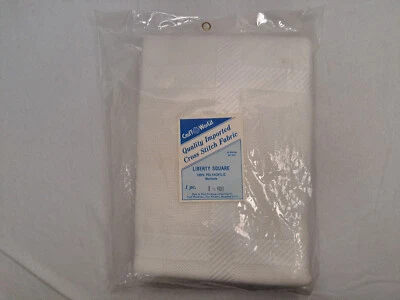 Craft World (Zweigart) - Cross Stitch Fabric (Liberty Square - White) 1.5 Yards - Image 1 of 4