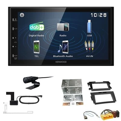 Kenwood 2DIN DAB+ Autoradio für Mazda CX-7 Facelift 2009-2013 schwarz - Bild 1 von 4