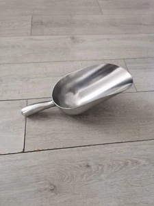 Pelle Main Aluminium À Farine Grains Croquettes Alimentation Animaux Thé Epices - Picture 1 of 6