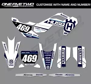 HUSQVARNA TC FC 50 65 85 125 250 350 450 MX MOTOCROSS GRAPHICS - Picture 1 of 1