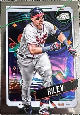 Austin Riley 2024 Topps Chrome Cosmic #84 Atlanta Braves - Image 1 of 2