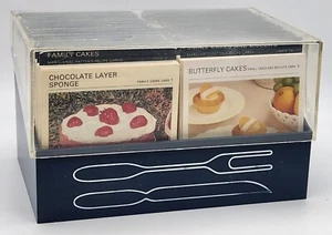Marguerite Patten's Recipe Cards Box Set 1967 Storage w/ Lid Paul Hamlyn England - Picture 1 of 24