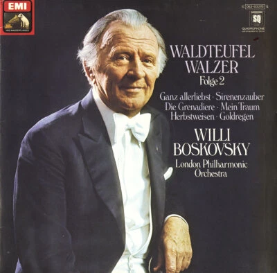 WALDTEUFEL 6 Valses BOSKOVSKY London PO EMI C063-3270 LP NM 1978 Rec QUADRO - Image 1 of 3