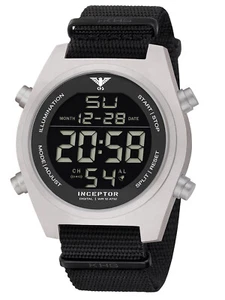 KHS Herren-Armbanduhr Inceptor Steel Digital KHS.INCSD.NB