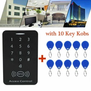 Zugangssystem Zutrittskontrolle Sicherheit RFID Codeschloss Türöffner 10 Clips~# - Bild 1 von 8