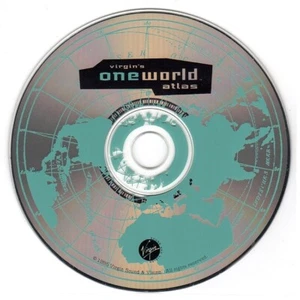 Virgin's One World Atlas (PC-CD-ROM, 1995) for Windows - New CD in SLEEVE - Picture 1 of 3