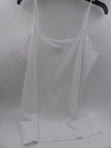 AMBIANCE PLUS SIZE WHITE TANK TOP WOMENS 3X - Picture 1 of 3