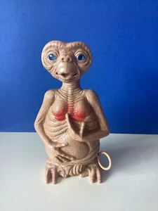 E.T. Extra Terrestrial 7” Talking Figure Toy VINTAGE Ring Pull 1982 Ljn PLZ RD - Picture 1 of 7