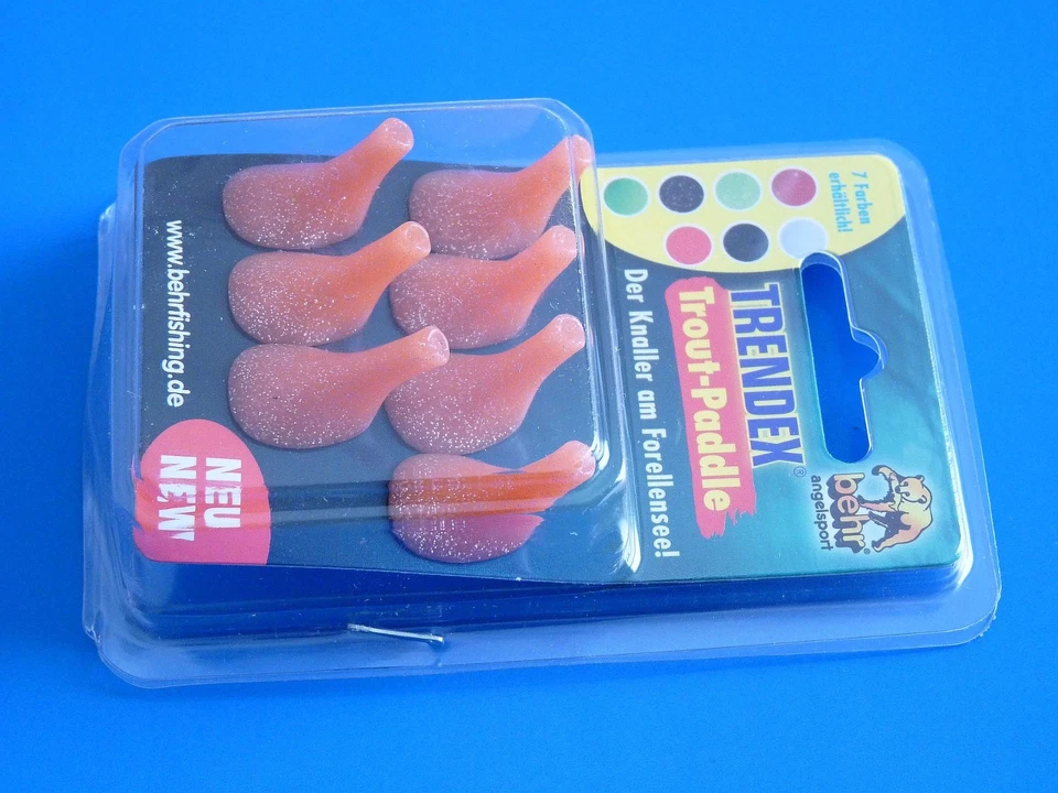 Trout Paddle Knaller am Forellensee Forellenköder Einholköder enormer Lockreiz  - Bild 1 von 1