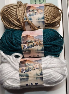(Set of 3) Lion Brand Yarn HOMETOWN, 5 oz ea. THREE COLORS - Picture 1 of 11