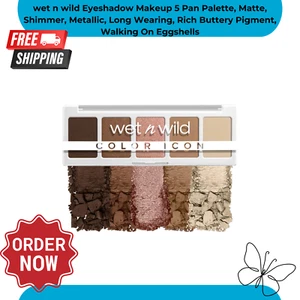 wet n wild ColorIcon 5-Pan Eyeshadow Palette, Walking on Eggshells, Matte, Shimm - Picture 1 of 6