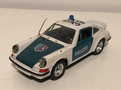 Z 1:25 POLISTIL S-22 S22 PORSCHE 911 CORSA POLIZIA OTTIME CONDIZIONI - Immagine 1 di 4