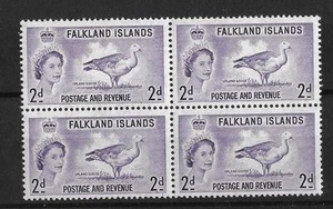 FALKLAND ILDS, QE11 1955 DEFINS, 2d UPLAND GANSO, SG189, montado sin montar negro 4 gatos 13 gbp - Imagen 1 de 1