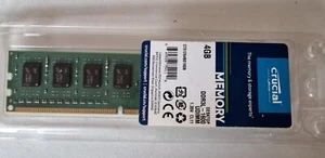 Crucial CT51264BD160B (4 GB, PC3-12800 (DDR3-1600), DDR3 SDRAM, 1600 MHz, DIMM - Picture 1 of 2