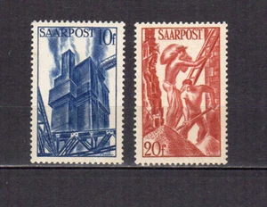 Sarre 1948 2 timbres neufs MNH /TE5408 - Imagen 1 de 1