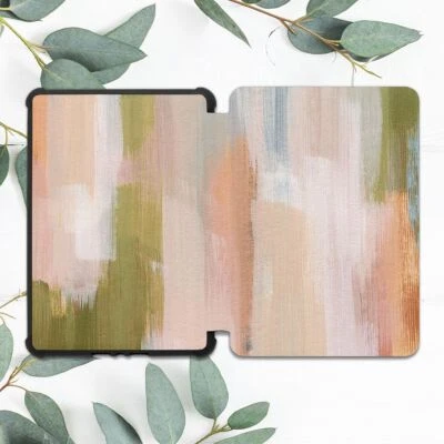 Beige Pastel Brush Painting Case For All-new Kindle 10th Gen Kindle Paperwhite - Image 1 of 3