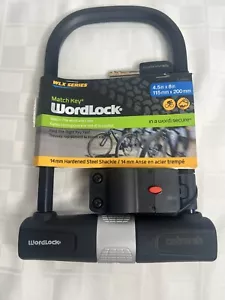 Bike U-Lock 14mm Steel Shackle Mounting Bracket Match Key WordLock NEW   Box F - Picture 1 of 2