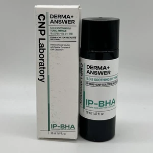 CNP Derma Answer SOS Soothing 9:1 Tonic Ampoule IP-BHA 50ml Facial Solution New - Picture 1 of 4