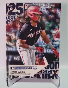 2025 Topps Series 1 #TG-18 James Wood Grapefruit League RC Nationals - Picture 1 of 2