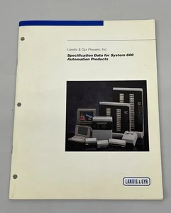 Landis & Gyr Powers Specification Data for System 600 Automation Product Catalog - Afbeelding 1 van 6