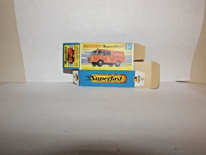 MATCHBOX EARLY S/F NO. 57-A LAND ROVER FIRE TRUCK EMPTY BOX ONLY - Picture 1 of 2