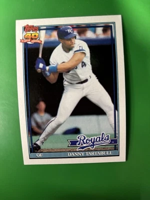 1991 Topps Danny Tartabull Kansas City Royals  #90 - Image 1 of 2