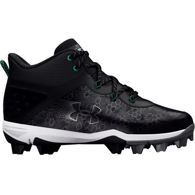 Under Armour Harper 8 Mid RM negro/plateado 3026597-001 niño pequeño talla 10C mediano Foto 1 de 4