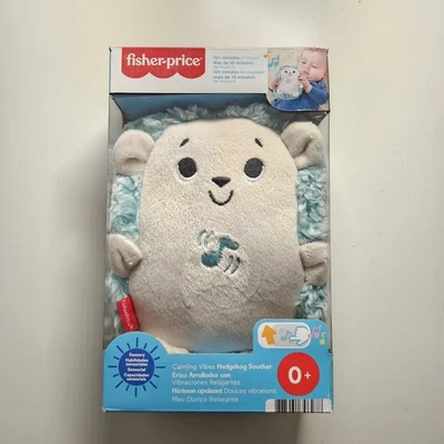 Fisher-Price Peluche Erizo Vibraciones Calmantes Caja de Música Lavable a Máquina FXC58 Nuevo Foto 1 de 2