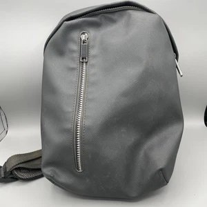 HUGO BOSS LOGO PRINT BACKPACK Laptop Black Neoprene/Rubber - Picture 1 of 9