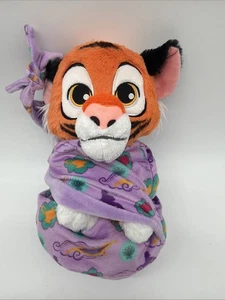 Disney Parks Baby Rajah Tiger in a Blanket Pouch Plush Aladdin - Picture 1 of 8