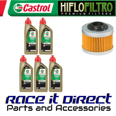 Kit de serviço para Can-Am 990 GS Spyder 2008 Trans Castrol & Hiflo Filtro - Imagem 1 de 4